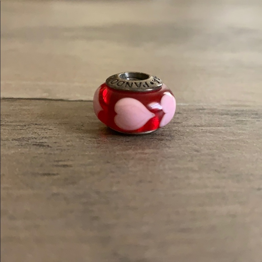 Pandora Murano glass heart charm